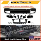 Rear Diffuser Lip W/exhuast Tips For Mercedes GLS63 Style X167 GLS450 2019+ New. Price: $436.89.