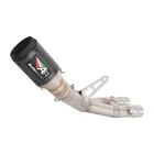 For Yamaha Yzf R1 MT-10 FZ10 2015-2023 Carbon Exhaust Mid Link Pipe Muffler Tips Used. Price: $177.65.