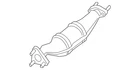 Genuine Nissan Catalytic Converter 208A2-9BL0A New. Price: $2949.42.
