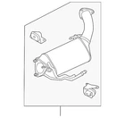 Genuine Audi Exhaust Filter 7L8-254-800-BX New. Price: $2393.93.