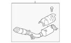 Genuine Nissan Front Pipe 200A0-6MA0B New. Price: $989.10.