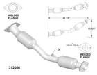 Front Catalytic Converter For 2019 Nissan Versa New. Price: $275.73.