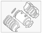 Genuine Gm F (s)converter 12741718 New. Price: $1713.99.
