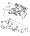 Genuine Mopar Catalytic Converter Right 68039466AA New. Price: $2050.29.