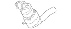 Genuine Ford Catalytic Converter M1MZ-5E213-W New. Price: $578.80.