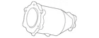 Genuine Nissan Catalytic Converter B08A0-5W500 New. Price: $1053.54.
