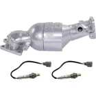 New Catalytic Converter Kit For 2003-2007 Honda Accord Firewall Side 3PC. Price: $262.53.