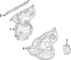 Genuine Nissan Catalytic Converter With Integrated Exhaust Manifold 140F2-6SB0A New. Price: $776.95.