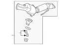 Genuine Ford Catalytic Converter GV6Z-5E212-B New. Price: $1683.58.