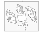 Genuine Honda Converter Assembly Front Primary 18180-5MJ-A00 New. Price: $1266.41.