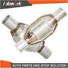 Labwork 2PCS 2.25" Inlet/outlet Universal High-flow Weld-on Catalytic Converter New. Price: $34.70.