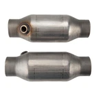 2PCS 2.5 Inch Universal Catalytic Converter 410250 High Flow Stainless Steel New. Price: $53.99.