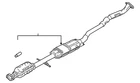 Genuine Mazda Catalytic Converter PES5-20-55XA New. Price: $667.13.
