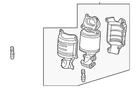 Genuine Honda Catalytic Converter 18150-5MR-A51 New. Price: $2699.74.