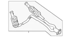 Genuine Ford Catalytic Converter GK4Z-5F250-F New. Price: $2553.75.