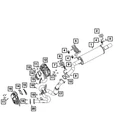 Genuine Mopar Catalytic Converter 68508658AA New. Price: $3936.25.
