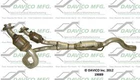 Catalytic Converter-exact-fit Davico 19089 Fits 01-03 Dodge Dakota 3.9L-V6 New. Price: $488.99.