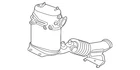 Genuine Audi Catalytic Converter 1K0-254-708-GX New. Price: $2500.48.