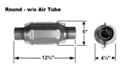 Exhaust 602215 Universal Catalytic Converter Round 2.25" In/out Epa Pre-obdii New. Price: $88.86.