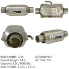Catalytic Converter-universal Eastern Mfg 70423 New. Price: $89.36.