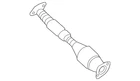 Genuine Nissan Front Pipe 20020-9FV0A New. Price: $654.94.