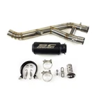 For Yamaha YZF-R1 R1M 2015-2024 Exhaust System Mufflers Mid Pipe MT-10 15-21 New. Price: $145.00.