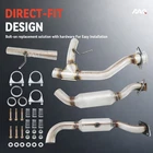Front Right & Left Catalytic Converter Set 2015-2020 Ford F-150 F150 5.0L V8 New. Price: $179.00.