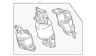 Genuine Honda Converter Assembly Front Primary 18180-5MJ-A00 New. Price: $1266.41.