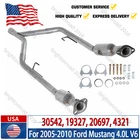 2005-2010 Ford Mustang 4.0L V6 Exhaust Catalytic Converter Set Direct Fit New. Price: $123.43.