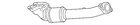 Driver Side Three-way Catalytic Converter Kit With Exhaust Pipe (19420309) New. Price: $1251.77.