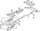 Genuine Nissan Catalytic Converter 200A0-6RR0B New. Price: $764.01.
