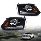 Oe Style Projector Headlights Black Housing Led Drl Set For 2013-2018 Dodge Ram New. Price: $178.58.