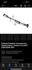 Exhaust Catalytic Converter For Toyota Camry / Solara 2.4L 2007 2008 2009-2011 New. Price: $115.00.