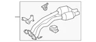 Genuine Volkswagen Catalytic Converter 7L8-254-300-TX New. Price: $2728.62.