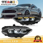 2018-2023 Ford Mustang Gt Premium Full Led Headlights W/ Drl Assembly New. Price: $489.00.