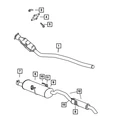 Genuine Mopar Catalytic Converter 5110133AB New. Price: $4308.50.