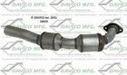 Davico Mfg 19633 Catalytic Converter - Used. Price: $500.00.