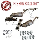 Bmw X3 3.0L &2.5L Pair Of Both Manifold Catalytic Converter 2007-2012 New. Price: $238.00.