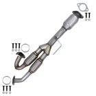Epa-approved Rear Catalytic Converter Fits: 2004-2008 Nissan Maxima 3.5L New. Price: $169.81.