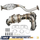 2008-2014 Nissan Rogue 2.5L Manifold Catalytic Converters & Flex Pipe Direct Fit New. Price: $155.00.