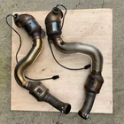 C63S Mercedes Dump Pipe Left Right Catalytic Converter A2054900820 A2054900920 Used. Price: $1412.97.