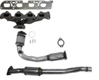 Exhaust Manifold W/ Flex Pipe Catalytic Converters Fits Gmc Terrain 2.4L 2010-12 New. Price: $928.00.