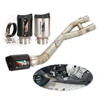 For Yamaha YZF-R1 R1M 2015-2025 Exhaust System Mufflers Mid Pipe MT-10 15-21 Used. Price: $181.60.