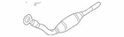 Genuine Volkswagen 1999-2004 Beetle Golf Catalyst Converter & Pipe 1J0-254-509-X New. Price: $659.02.