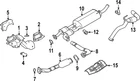 Genuine Nissan Catalytic Converter 200E0-9BN0A New. Price: $980.23.
