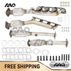 Front & Rear Catalytic Converter For 2004 2005-2015 Nissan Titan 5.6L Brand New. Price: $269.00.