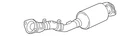 Genuine Nissan Catalytic Converter (front) 20010-9KK0A New. Price: $2208.51.