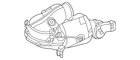 Genuine Mercedes-benz Catalytic Converter 254-140-88-00 New. Price: $1407.47.