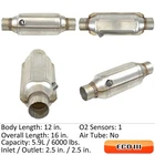 Catalytic Converter-universal Eastern Mfg 92736 New. Price: $230.54.