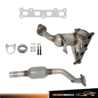 For 2007-2015 2016 2017 Jeep Compass 2.4L 4WD Front+rear Catalytic Converter Set New. Price: $145.35.